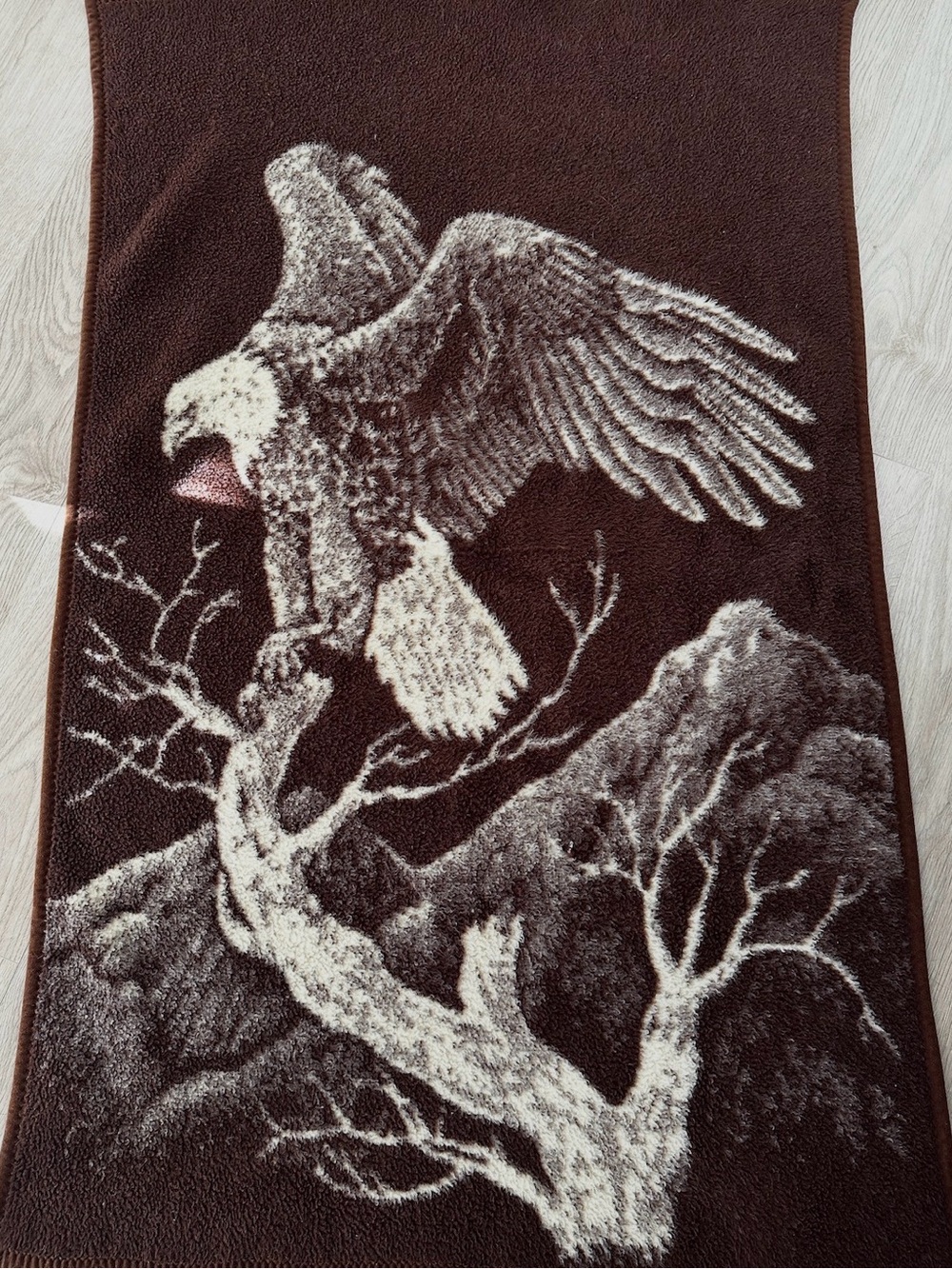 Vintage Cabin Western Southwest Eagle Mountain Throw Blanket